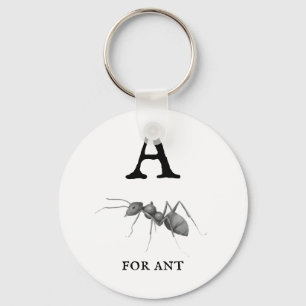 "A" for Ant Key Ring