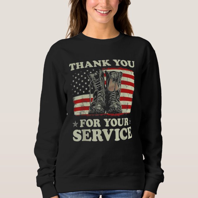 A  For Veteran Day Sweatshirt (Front)