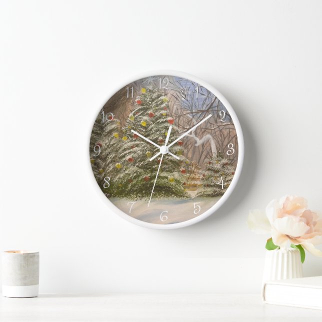 A Forest Christmas, by Gary Poling Clock (Home)