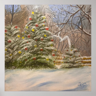 A Forest Christmas, by Gary Poling Poster