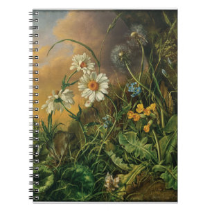 A Forest Floor with Daisies, Primroses, ... Notebook