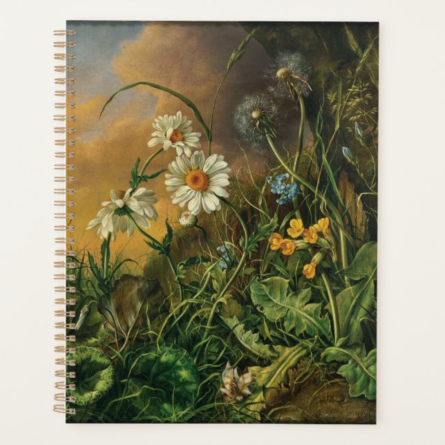 A Forest Floor with Daisies, Primroses, ... Planner (Front)