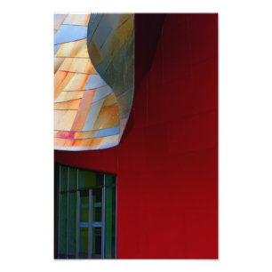 A Form Of Red. Photo Print