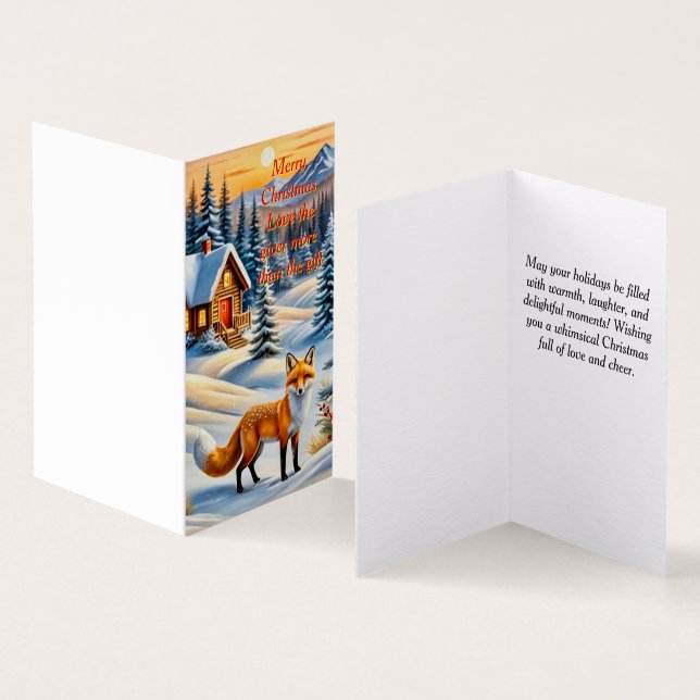 A Fox and a cosy cabin (Inside and Outside)