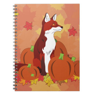 A Fox in the Pumpkin Patch Notebook