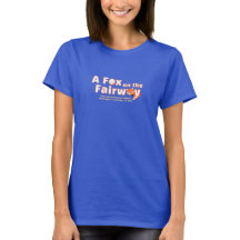 A Fox on the Fairway - Womens - Blue Shirt