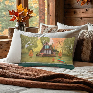 A-Frame Cabin House Lumbar Cushion