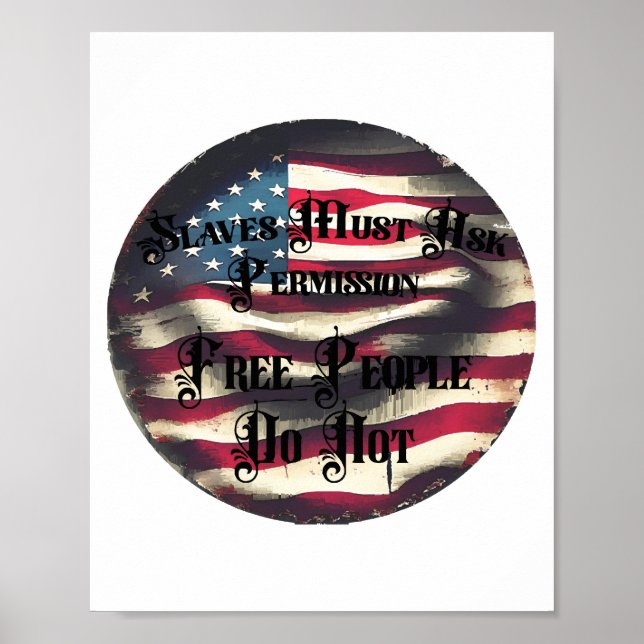 A Free People Poster (Front)