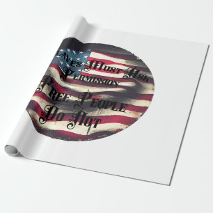 A Free People Wrapping Paper