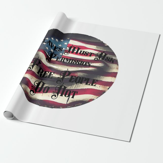 A Free People Wrapping Paper (Unrolled)