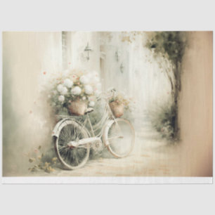 a French Bike Tissue Paper