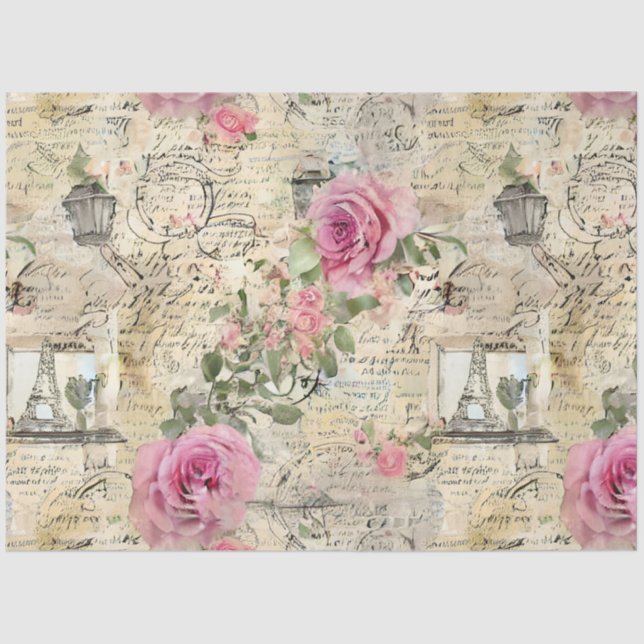 A French Ephemera Design Series 14 Tissue Paper (Front)