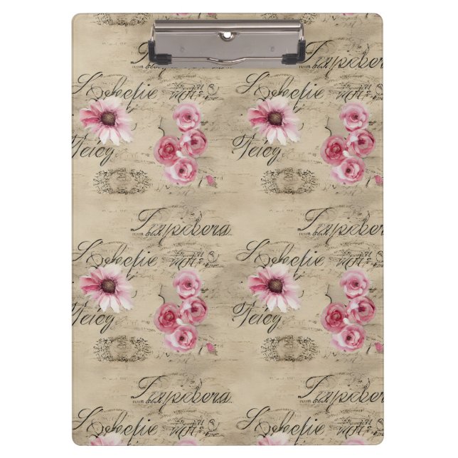 A French Ephemera Design Series 20 Clipboard (Front)