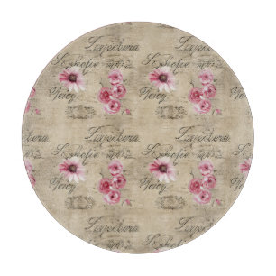 A French Ephemera Design Series 20 Cutting Board