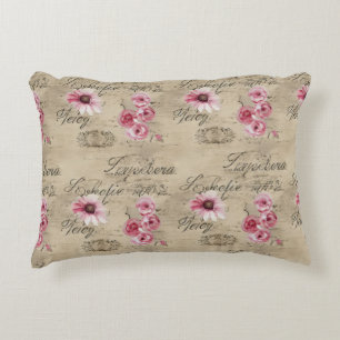 A French Ephemera Design Series 20 Decorative Cushion