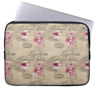 A French Ephemera Design Series 20 Laptop Sleeve