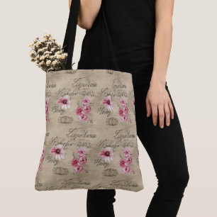 A French Ephemera Design Series 20 Tote Bag