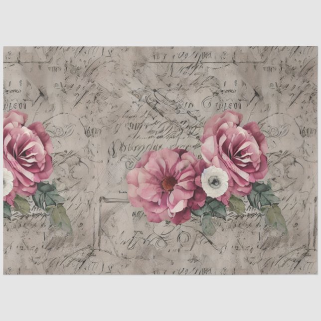 A French Ephemera Design Series 21 Tissue Paper (Front)