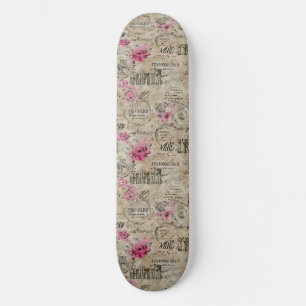 A French Ephemera Design Series 24 Skateboard