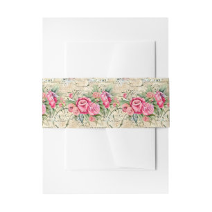 A French Ephemera Design Series 26 Invitation Belly Band