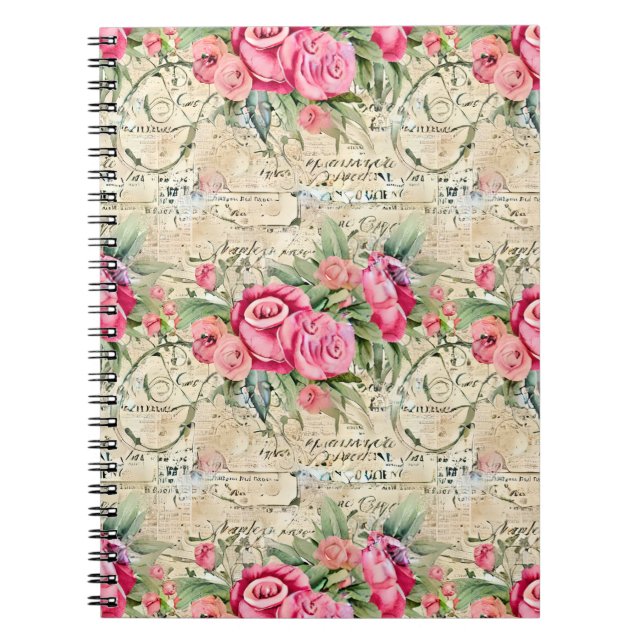 A French Ephemera Design Series 26 Notebook (Front)