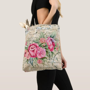 A French Ephemera Design Series 26 Tote Bag