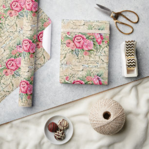 A French Ephemera Design Series 26 Wrapping Paper