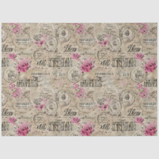 A French Ephemera Design Series 4 Tissue Paper