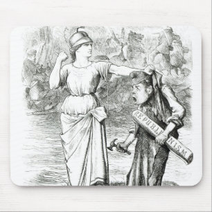 A French Lesson', cartoon from 'Punch' Mouse Pad