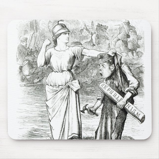A French Lesson', cartoon from 'Punch' Mouse Pad (Front)