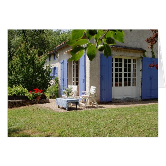 A French Terrace Card