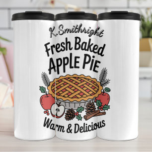 A Fresh Baked Apple Pie Design Thermal Tumbler