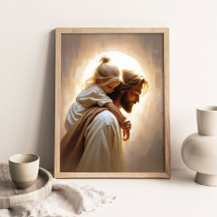 A Friend and Saviour, Christian Art, Picture Jesus Poster