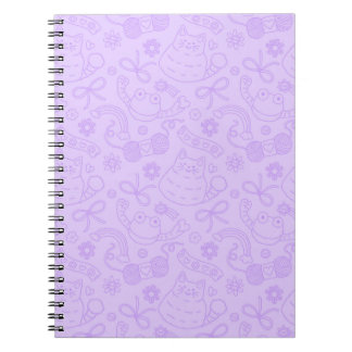 "A Friend for Everyone" Pattern Notebook Lavender