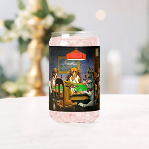 A Friend in Need, Dogs Playing Poker, Can Glass