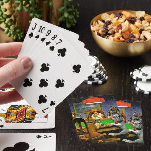 A Friend in Need, Dogs Playing Poker, Cards