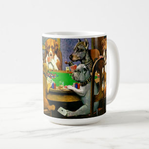 A Friend in Need, Dogs Playing Poker, Coffee Mug