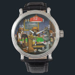 A Friend in Need, Dogs Playing Poker, Watch<br><div class="desc">A Friend in Need,  Dogs playing poker,  famous painting by C.M. Coolidge,  1903.</div>