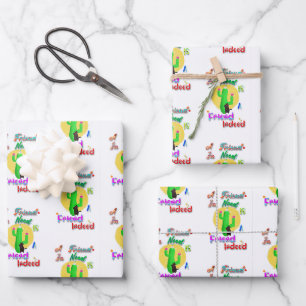 A Friend In Need Is A Friend Indeed Wrapping Paper Sheet
