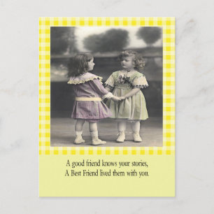 A Friend Knows Your Stories Postcard