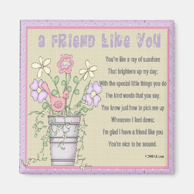A Friend Like You Magnet (Front)