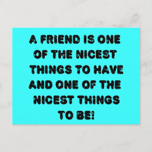 A Friend Postcard