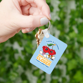 A Friend Sticks Closer Than A Brother Key Ring