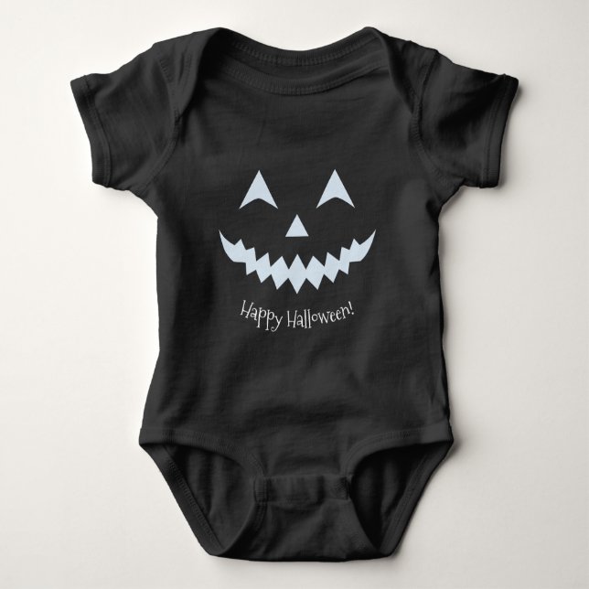 "A Friendly Face" Baby Bodysuit (Front)