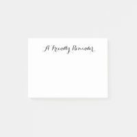 A Friendly Reminder Customisable Note