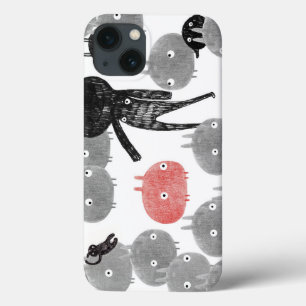 A friendly visit to the bunnyland 2014 iPhone 13 case