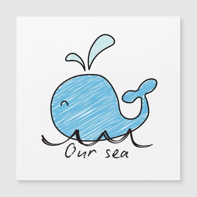 A FRIENDLY WHALE IN HIS SEA (Front)