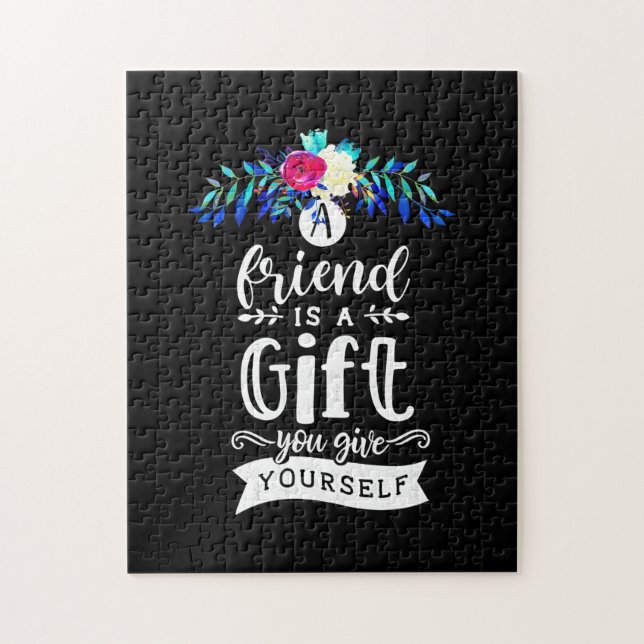 A Friends Is A Gift Jigsaw Puzzle (Vertical)