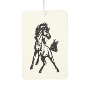 A Frisky Jumping Horse in the Wild Car Air Freshener