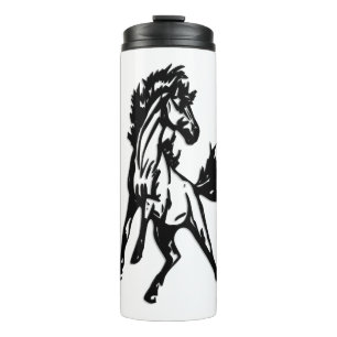 A Frisky Jumping Horse in the Wild Thermal Tumbler
